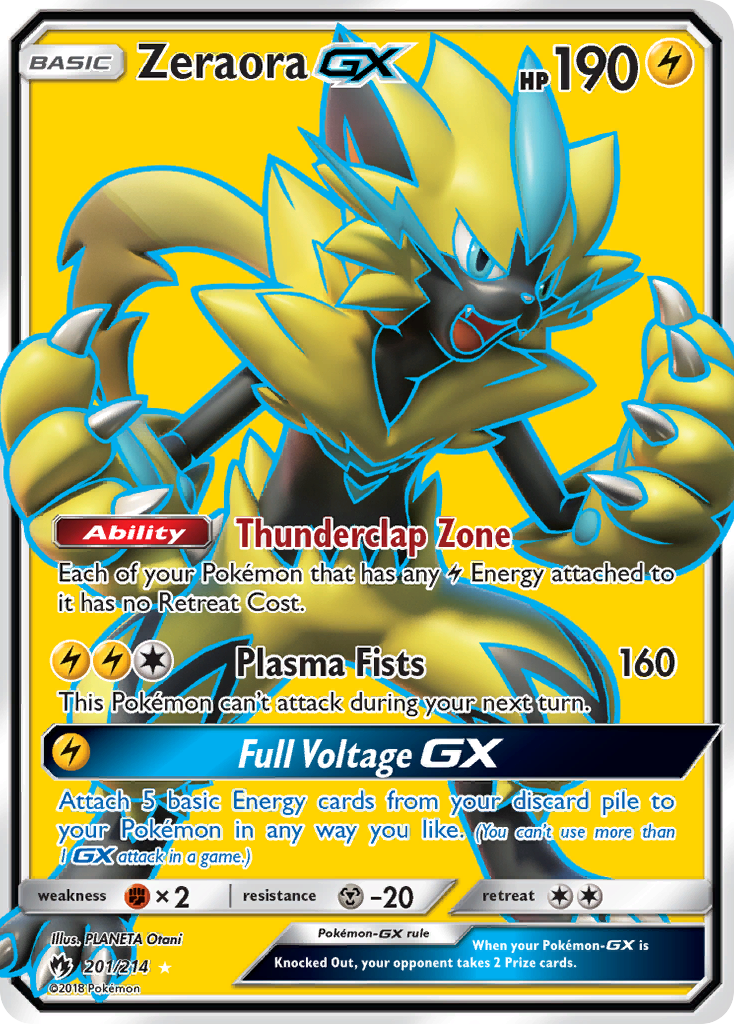 Zeraora GX (201/214) [Sun & Moon: Lost Thunder] | Exor Games New Glasgow