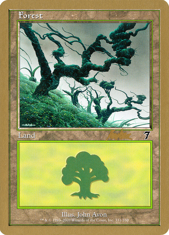 Forest (bk331) (Brian Kibler) [World Championship Decks 2002] | Exor Games New Glasgow