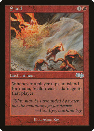 Scald [Urza's Saga] | Exor Games New Glasgow