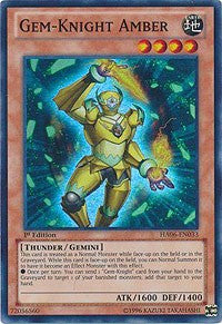 Gem-Knight Amber [HA06-EN033] Super Rare | Exor Games New Glasgow