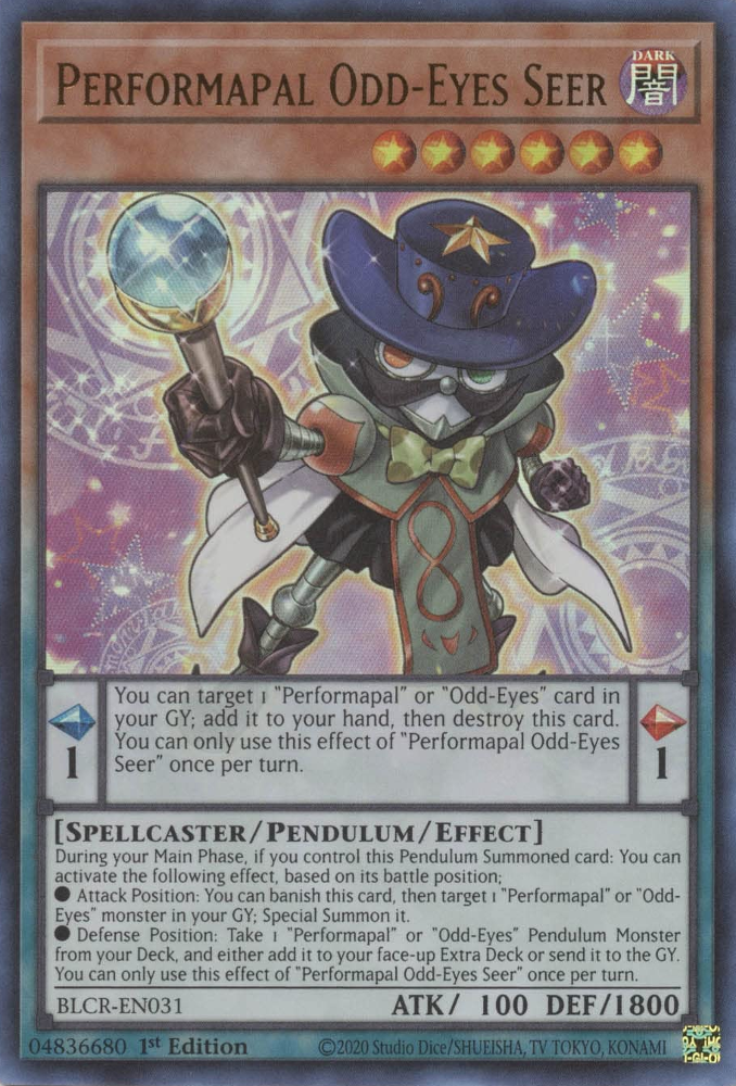 Performapal Odd-Eyes Seer [BLCR-EN031] Ultra Rare | Exor Games New Glasgow