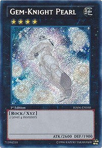 Gem-Knight Pearl [HA06-EN050] Secret Rare | Exor Games New Glasgow