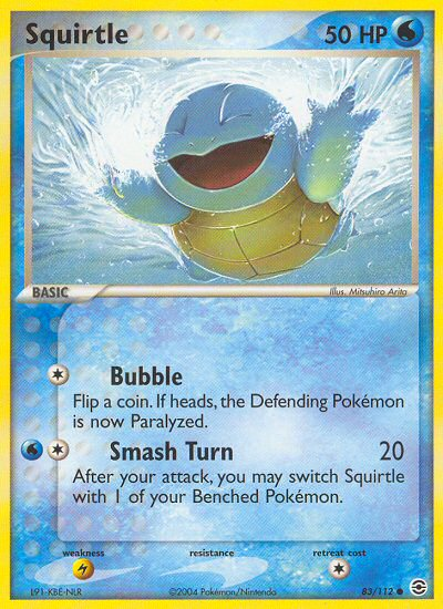 Squirtle (83/112) [EX: FireRed & LeafGreen] | Exor Games New Glasgow