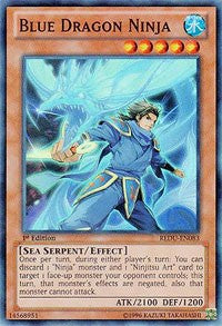 Blue Dragon Ninja [REDU-EN083] Super Rare | Exor Games New Glasgow