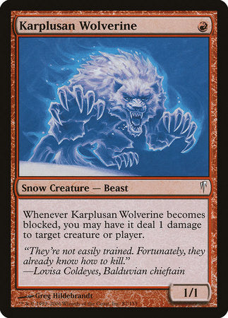 Karplusan Wolverine [Coldsnap] | Exor Games New Glasgow