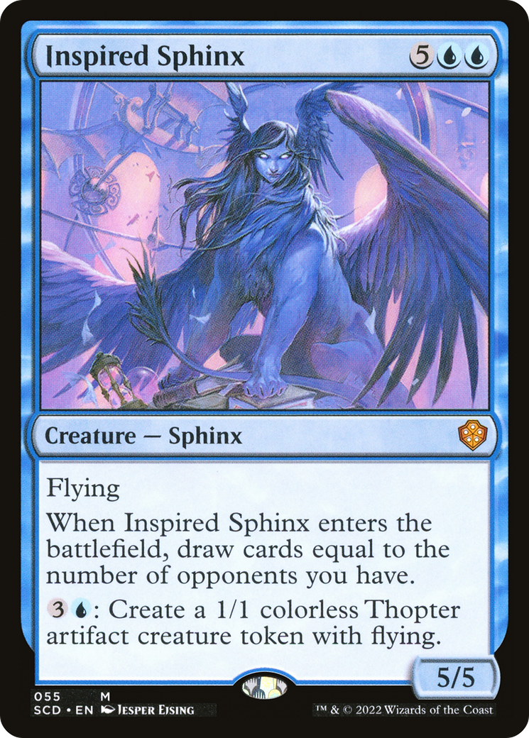 Inspired Sphinx [Starter Commander Decks] | Exor Games New Glasgow