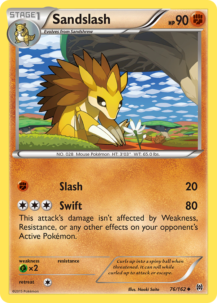 Sandslash (76/162) [XY: BREAKthrough] | Exor Games New Glasgow