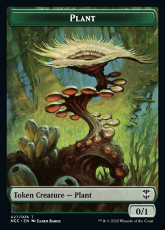 Plant // Citizen Double-sided Token [Streets of New Capenna Commander Tokens] | Exor Games New Glasgow