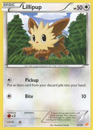 Lillipup (27/30) [Black & White: Trainer Kit - Excadrill] | Exor Games New Glasgow