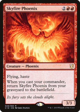 Skyfire Phoenix [Commander 2019] | Exor Games New Glasgow