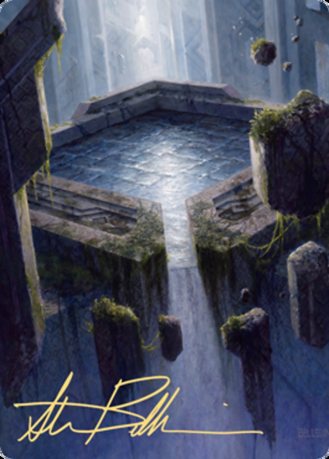 Morphic Pool Art Card (Gold-Stamped Signature) [Zendikar Rising Art Series] | Exor Games New Glasgow