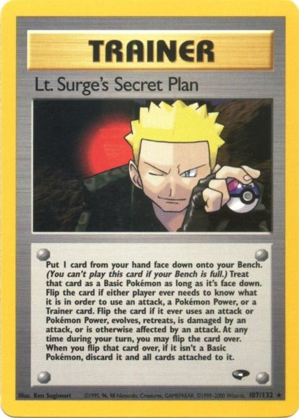 Lt. Surge's Secret Plan (107/132) [Gym Challenge Unlimited] | Exor Games New Glasgow