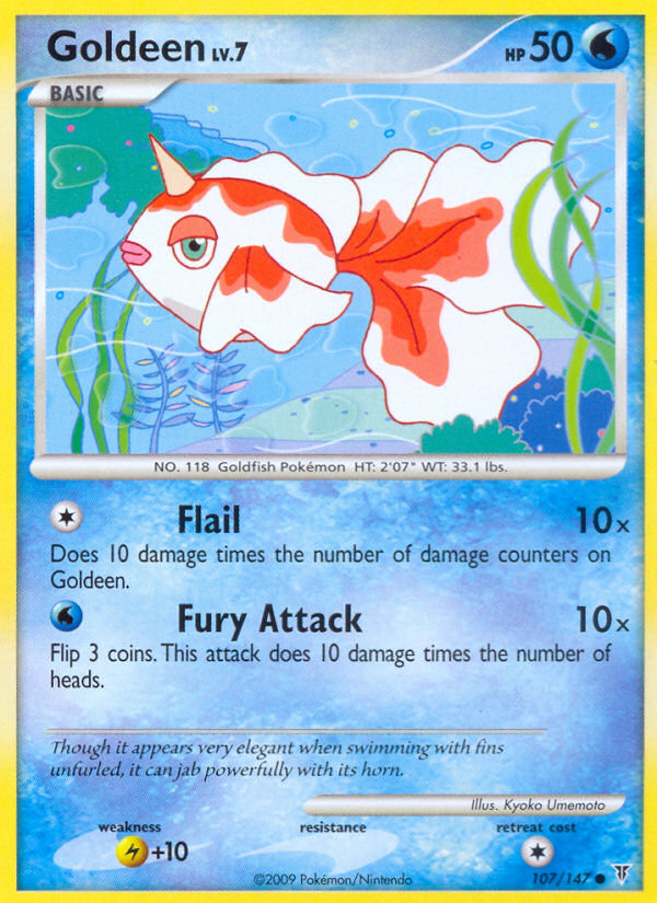 Goldeen (107/147) [Platinum: Supreme Victors] | Exor Games New Glasgow