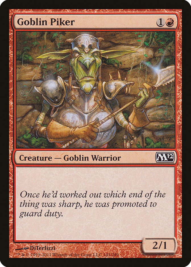 Goblin Piker [Magic 2012] | Exor Games New Glasgow