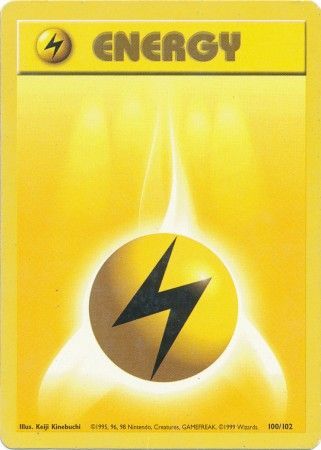 Lightning Energy (100/102) [Base Set Unlimited] | Exor Games New Glasgow