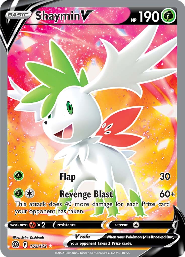 Shaymin V (152/172) [Sword & Shield: Brilliant Stars] | Exor Games New Glasgow