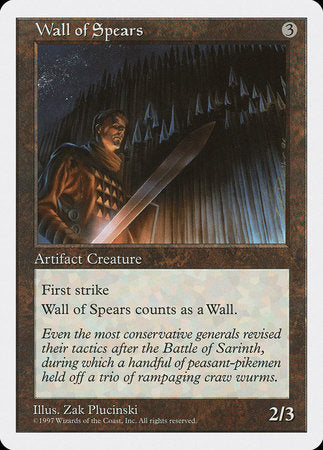 Wall of Spears [Fifth Edition] | Exor Games New Glasgow