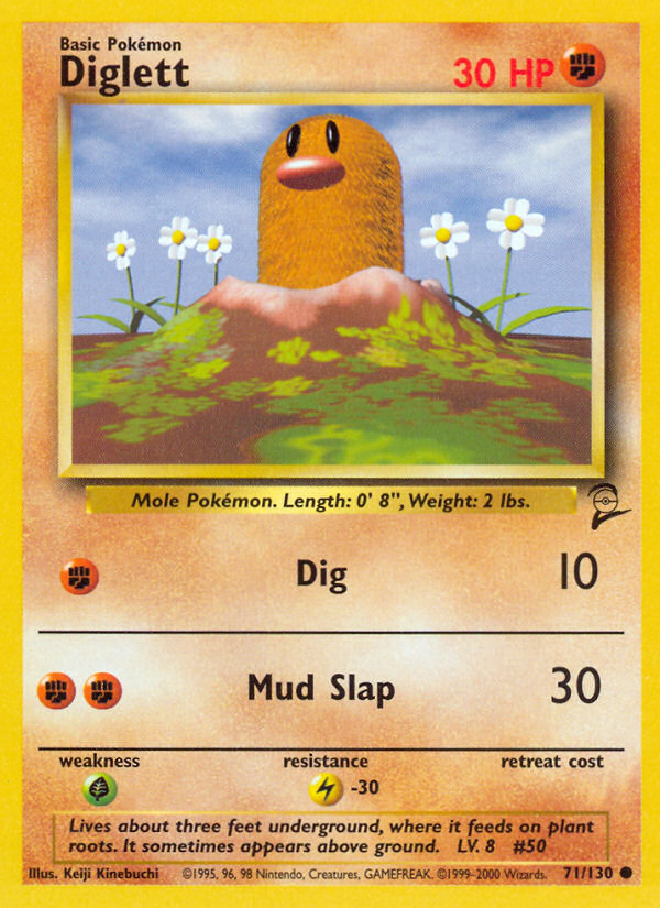 Diglett (71/130) [Base Set 2] | Exor Games New Glasgow