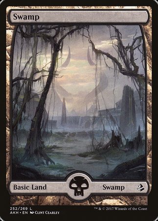 Swamp (252) - Full Art [Amonkhet] | Exor Games New Glasgow