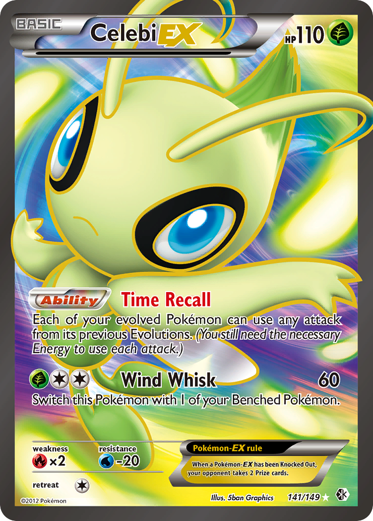 Celebi EX (141/149) [Black & White: Boundaries Crossed] | Exor Games New Glasgow