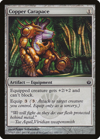 Copper Carapace [Mirrodin Besieged] | Exor Games New Glasgow