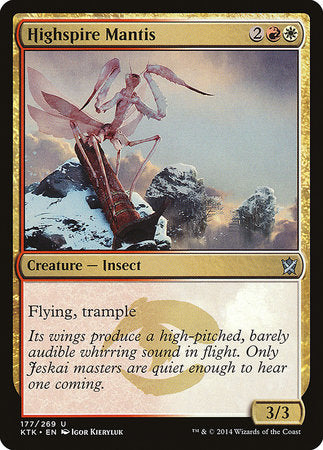 Highspire Mantis [Khans of Tarkir] | Exor Games New Glasgow