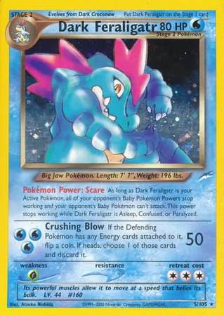 Dark Feraligatr (5/105) [Neo Destiny Unlimited] | Exor Games New Glasgow