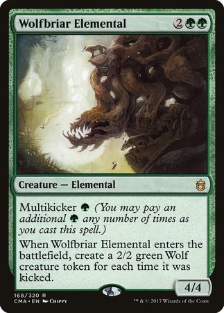 Wolfbriar Elemental [Commander Anthology] | Exor Games New Glasgow