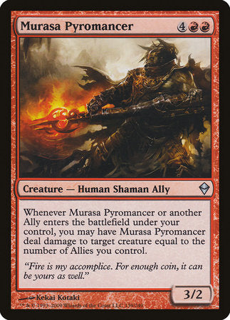 Murasa Pyromancer [Zendikar] | Exor Games New Glasgow