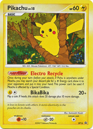 Pikachu (DP16) [Countdown Calendar Promos] | Exor Games New Glasgow