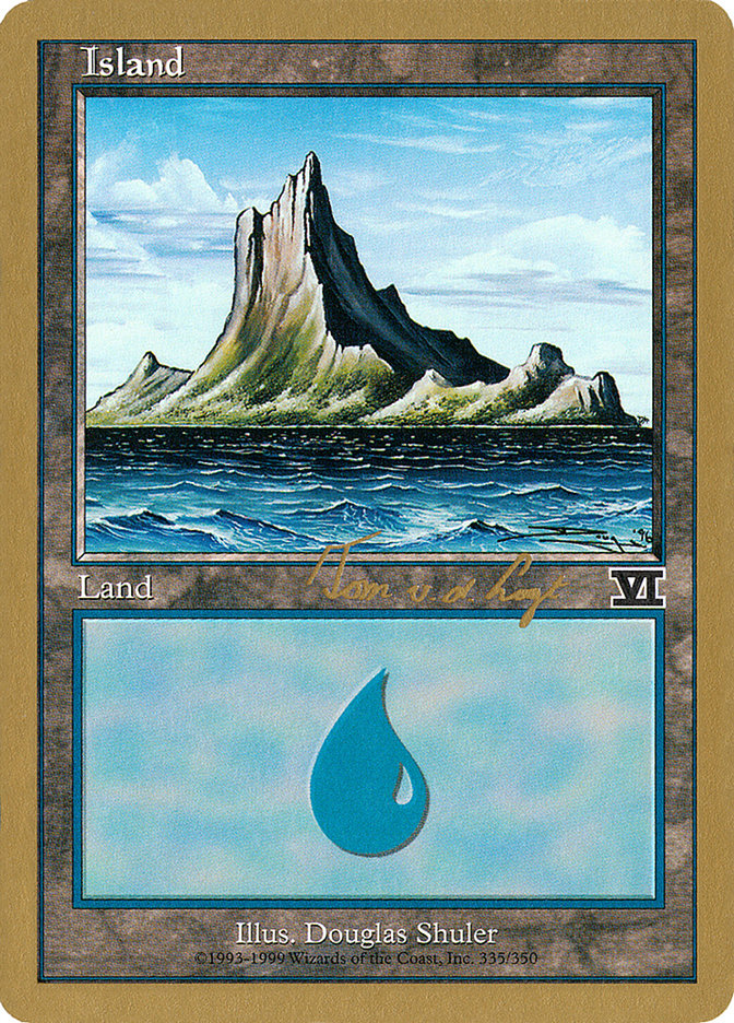 Island (tvdl335) (Tom van de Logt) [World Championship Decks 2000] | Exor Games New Glasgow