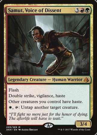 Samut, Voice of Dissent [Amonkhet] | Exor Games New Glasgow