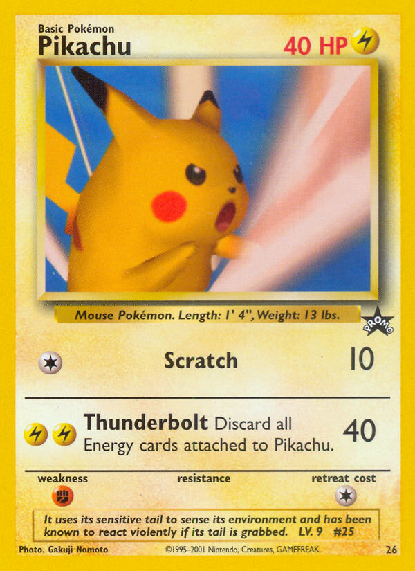 Pikachu (26) [Wizards of the Coast: Black Star Promos] | Exor Games New Glasgow