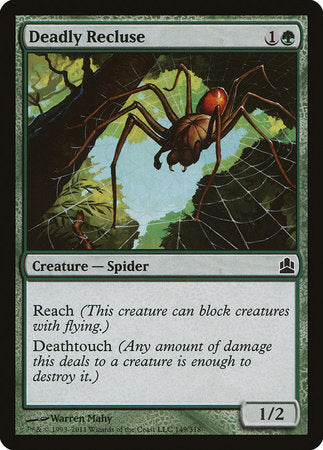 Deadly Recluse [Commander 2011] | Exor Games New Glasgow