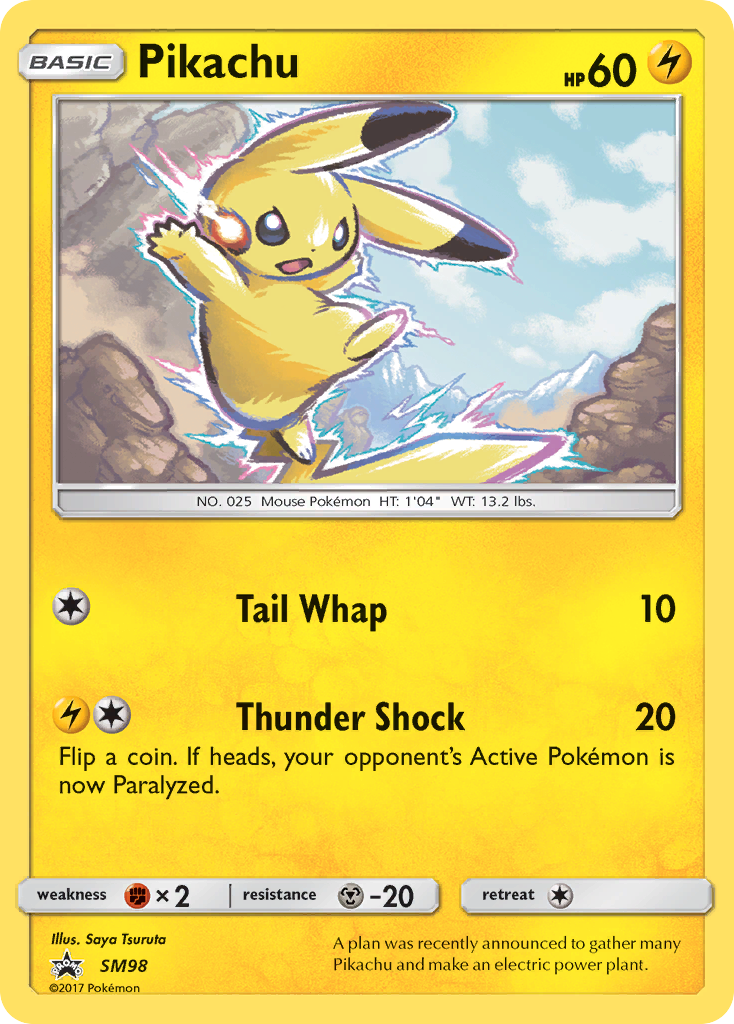 Pikachu (SM98) [Sun & Moon: Black Star Promos] | Exor Games New Glasgow