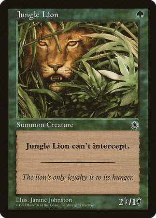 Jungle Lion [Portal] | Exor Games New Glasgow