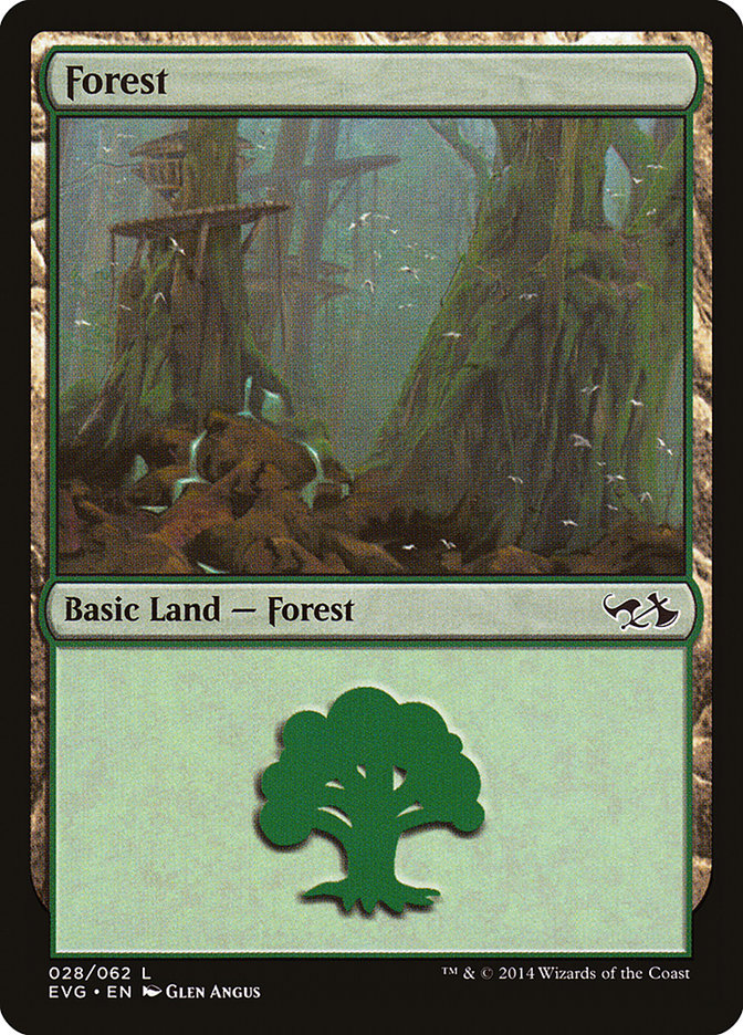 Forest (28) (Elves vs. Goblins) [Duel Decks Anthology] | Exor Games New Glasgow