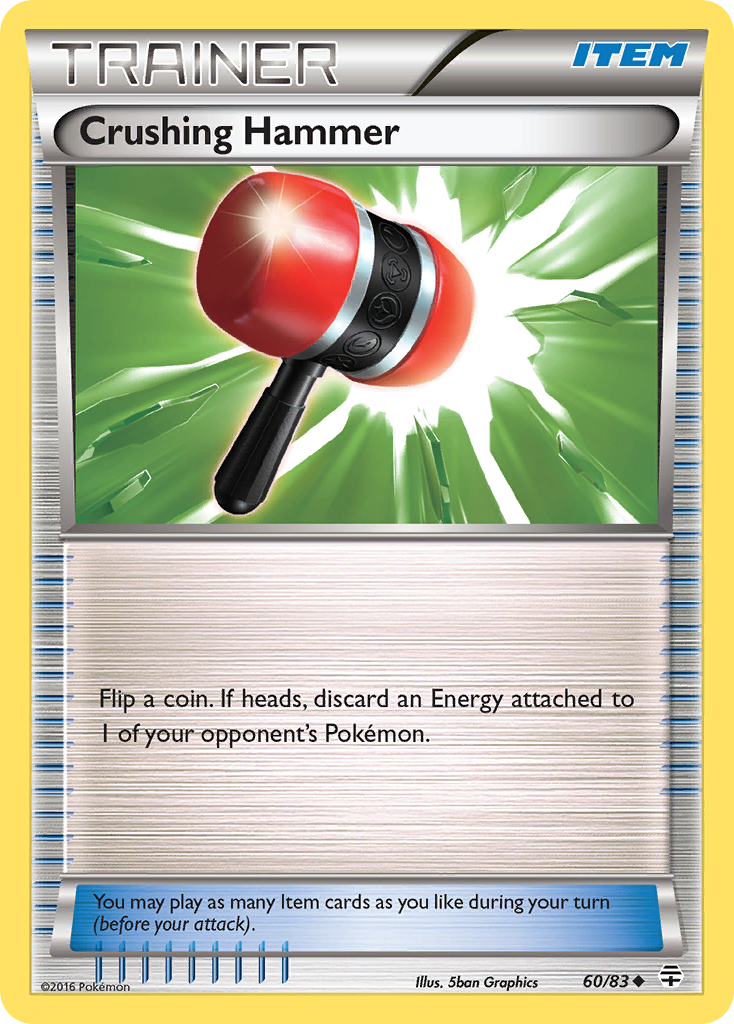 Crushing Hammer (60/83) [XY: Generations] | Exor Games New Glasgow