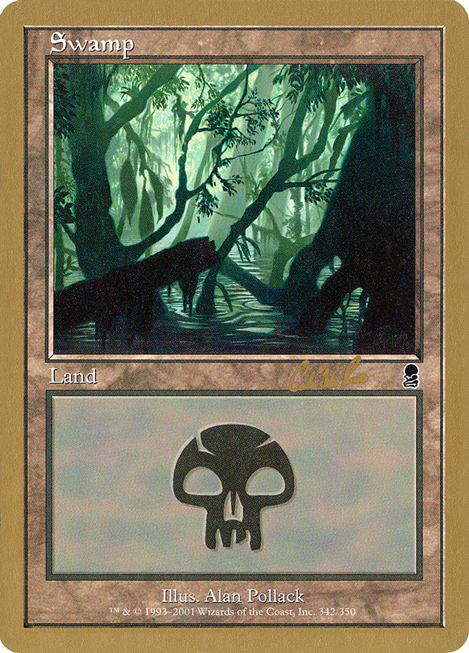 Swamp (cr342) (Carlos Romao) [World Championship Decks 2002] | Exor Games New Glasgow