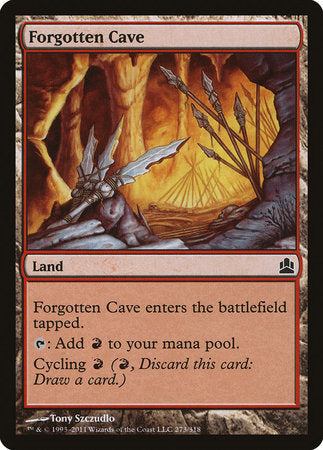 Forgotten Cave [Commander 2011] | Exor Games New Glasgow