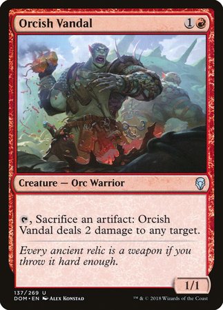 Orcish Vandal [Dominaria] | Exor Games New Glasgow