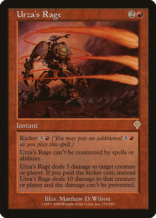 Urza's Rage [Invasion] | Exor Games New Glasgow