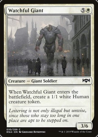 Watchful Giant [Ravnica Allegiance] | Exor Games New Glasgow