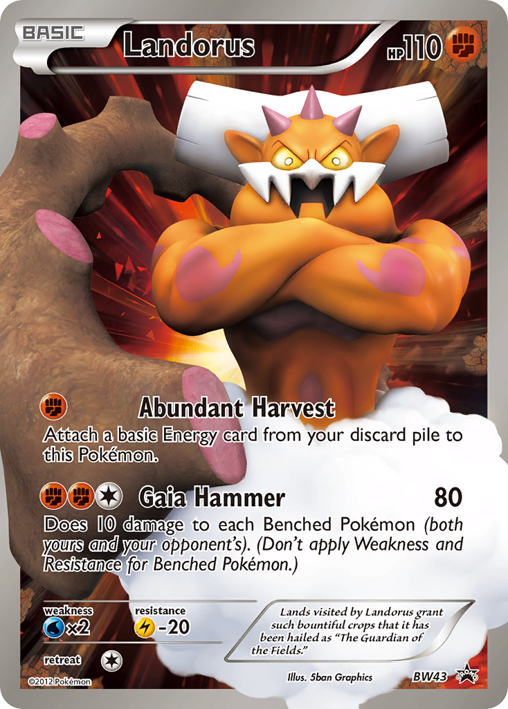 Landorus (BW43) [Black & White: Black Star Promos] | Exor Games New Glasgow