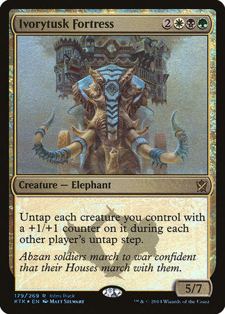 Ivorytusk Fortress [Khans of Tarkir Promos] | Exor Games New Glasgow