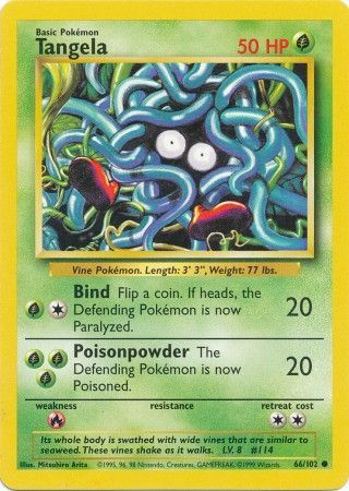 Tangela (66/102) [Base Set Unlimited] | Exor Games New Glasgow