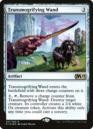 Transmogrifying Wand [Core Set 2019 Promos] | Exor Games New Glasgow