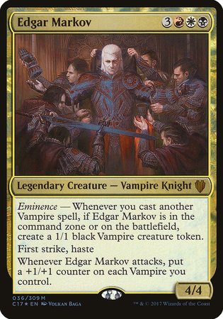 Edgar Markov (Commander 2017) [Commander 2017 Oversized] | Exor Games New Glasgow