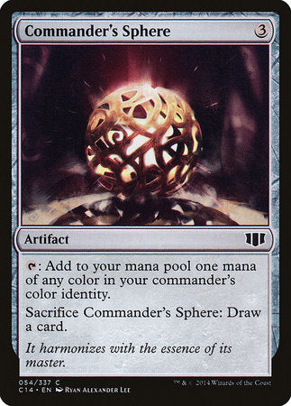 Commander's Sphere [Commander 2014] | Exor Games New Glasgow