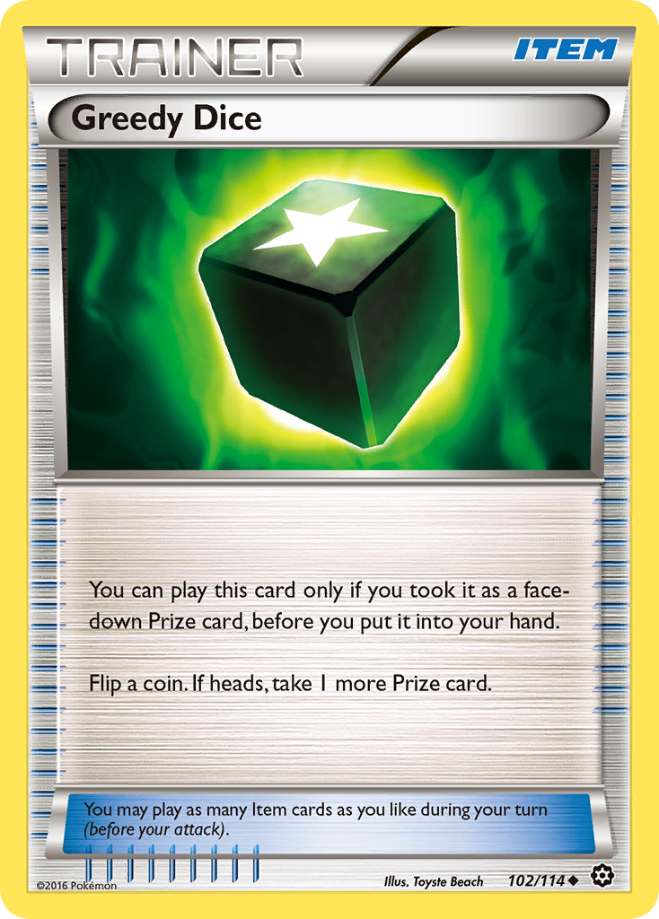 Greedy Dice (102/114) [XY: Steam Siege] | Exor Games New Glasgow